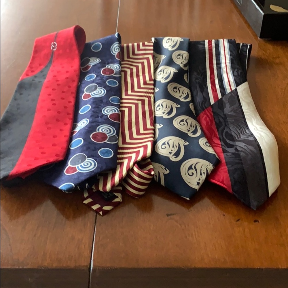 5 designer ties for $7